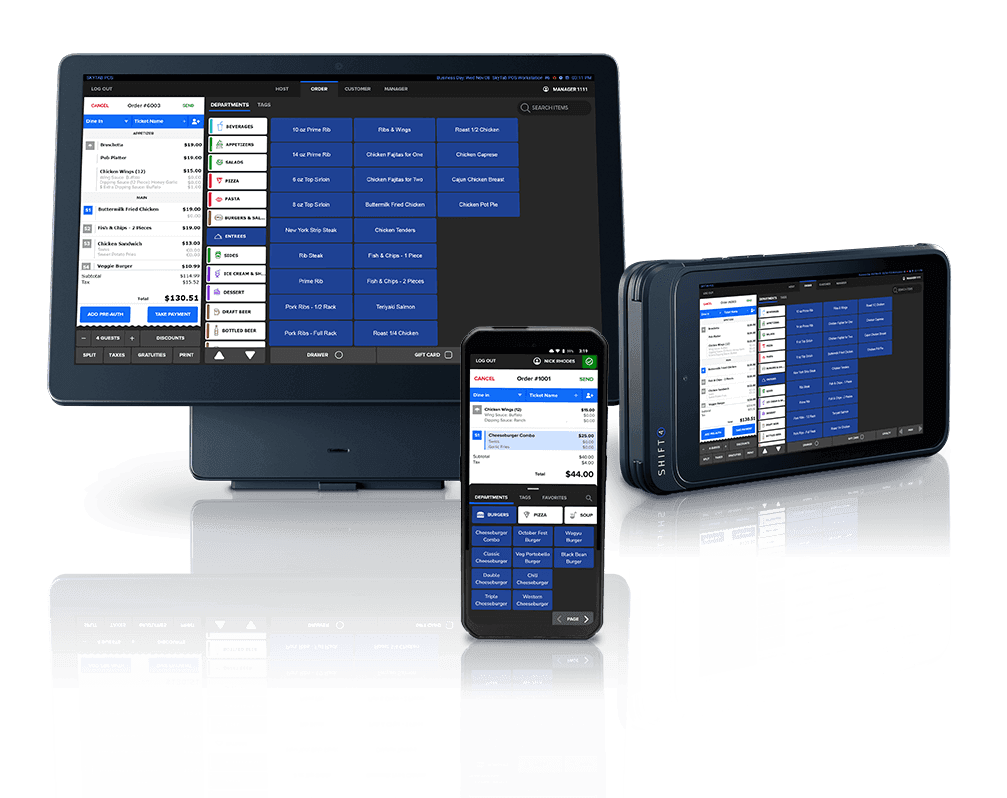 SkyTab workstation, handheld, and tablet hardware family