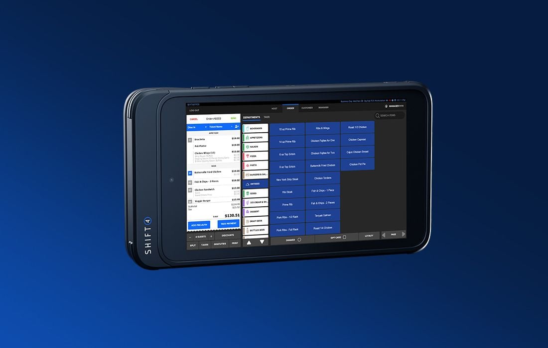 SkyTab restaurant tablet